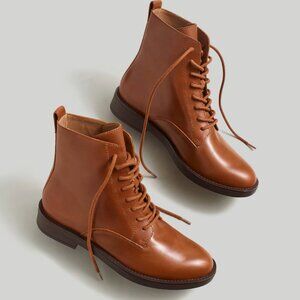 Madewell The Evelyn Lace up Boot 5.5 new without box